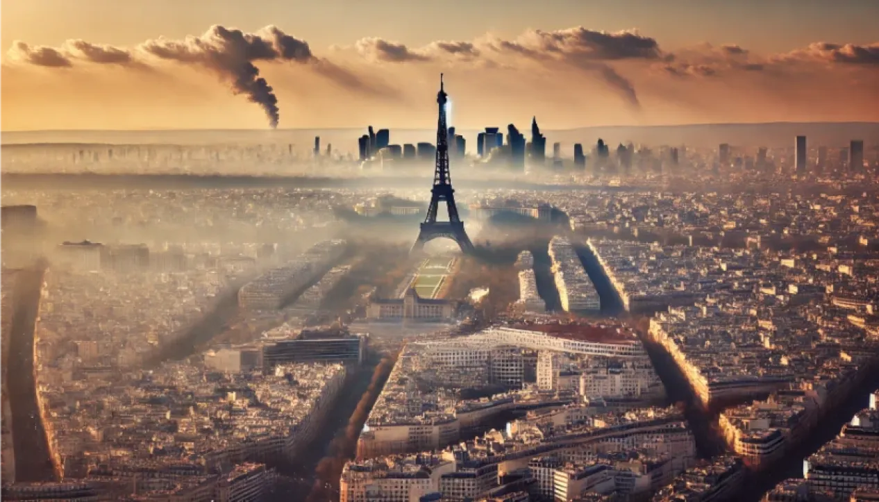 Smog über Paris